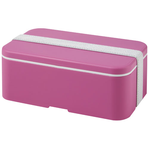Boîte repas publicitaire 700ml MIYO Magenta / Blanc